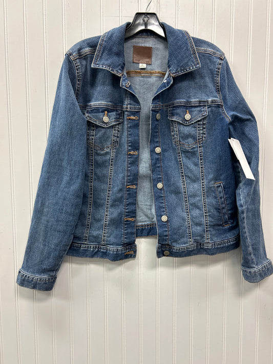 Jacket Denim By Maurices In Blue Denim, Size:L