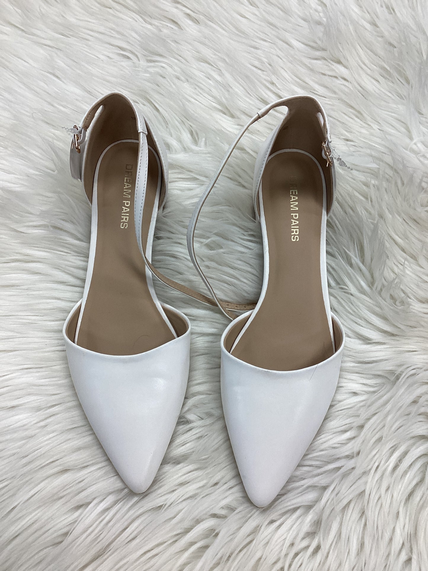 Shoes Heels Block By Dream Pairs In White, Size:11