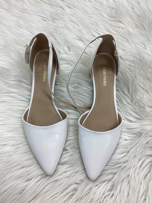 Shoes Heels Block By Dream Pairs In White, Size:11