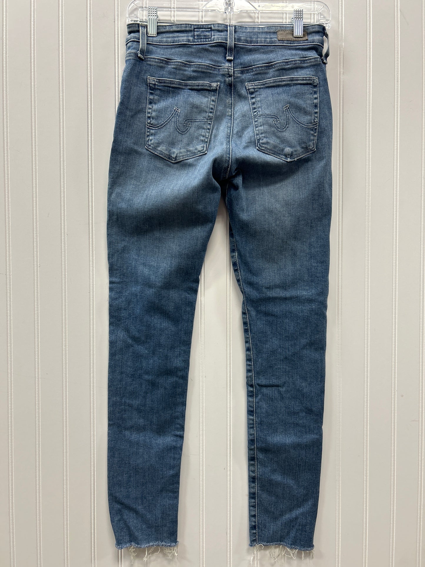 Jeans Skinny By Adriano Goldschmied In Blue Denim, Size:4