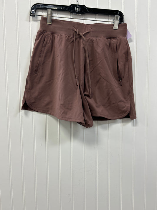 Athletic Shorts By Lululemon In Brown, Size:4