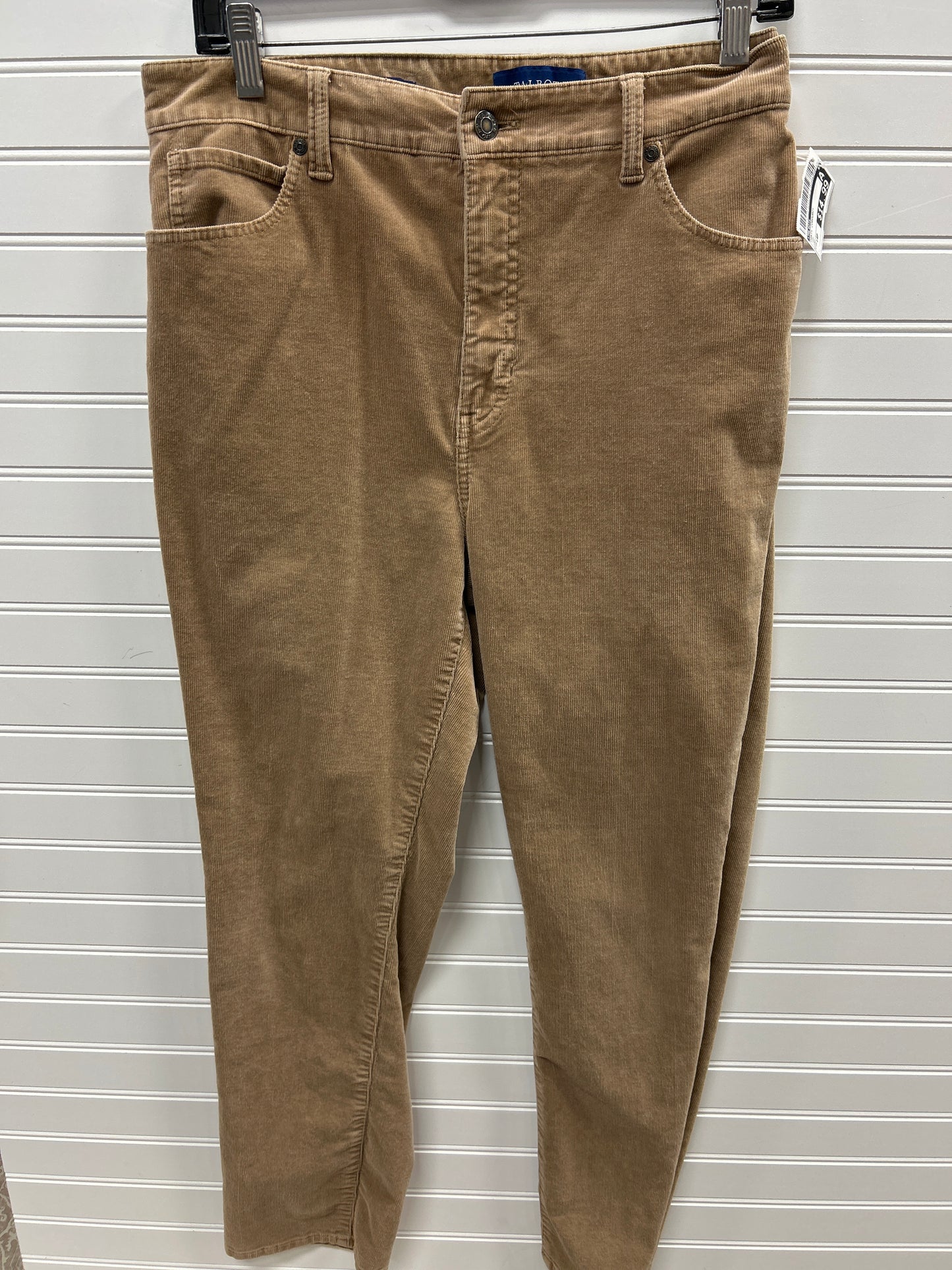 Pants Corduroy By Talbots In Tan, Size:14P