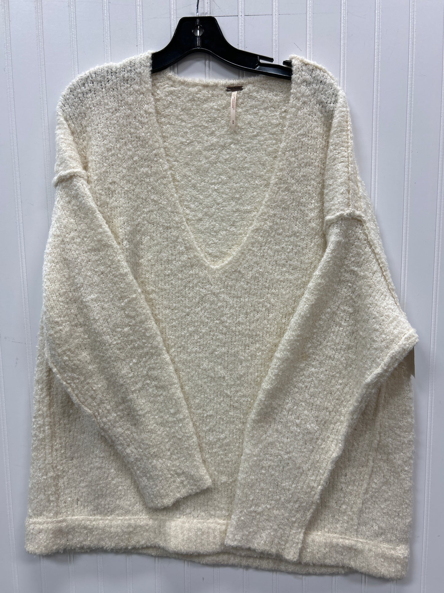 Sweater By Free People In Cream, Size:M
