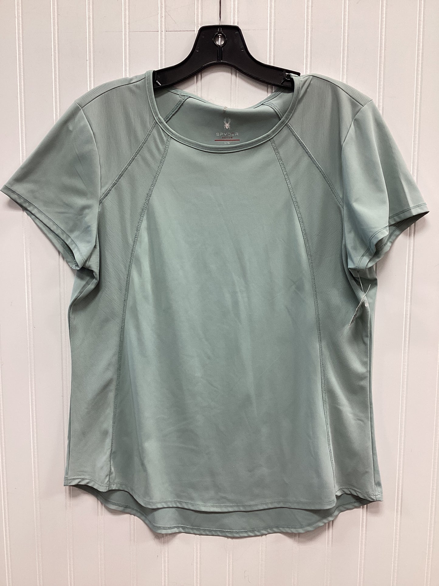 Athletic Top Ss By Spyder In Grey, Size:L