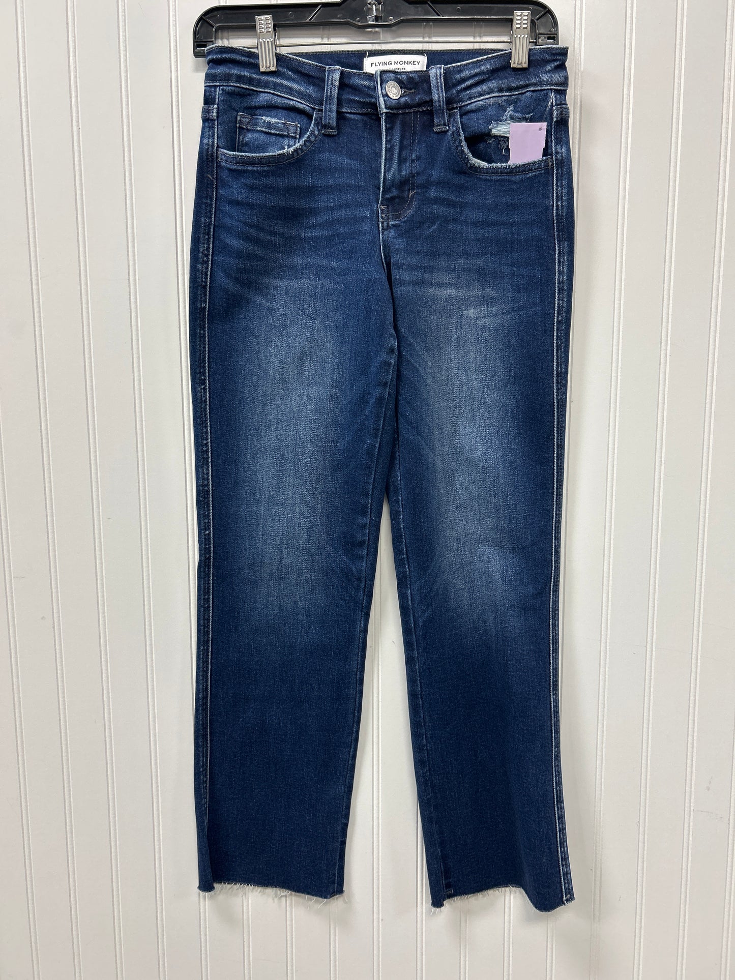 Jeans Wide Leg By Flying Monkey In Blue Denim, Size:2