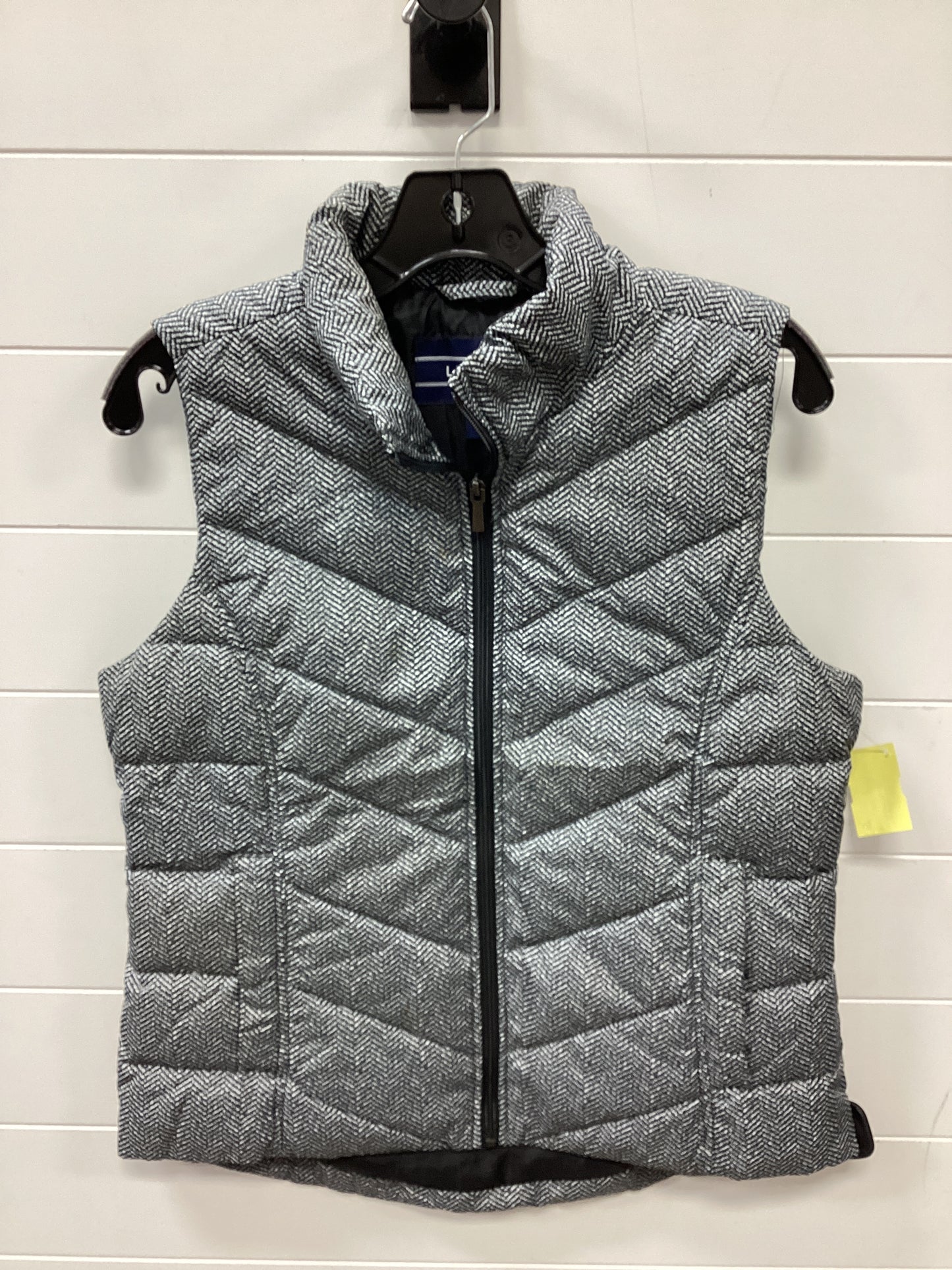 Vest Puffer & Quilted By Lands End In Grey, Size:S