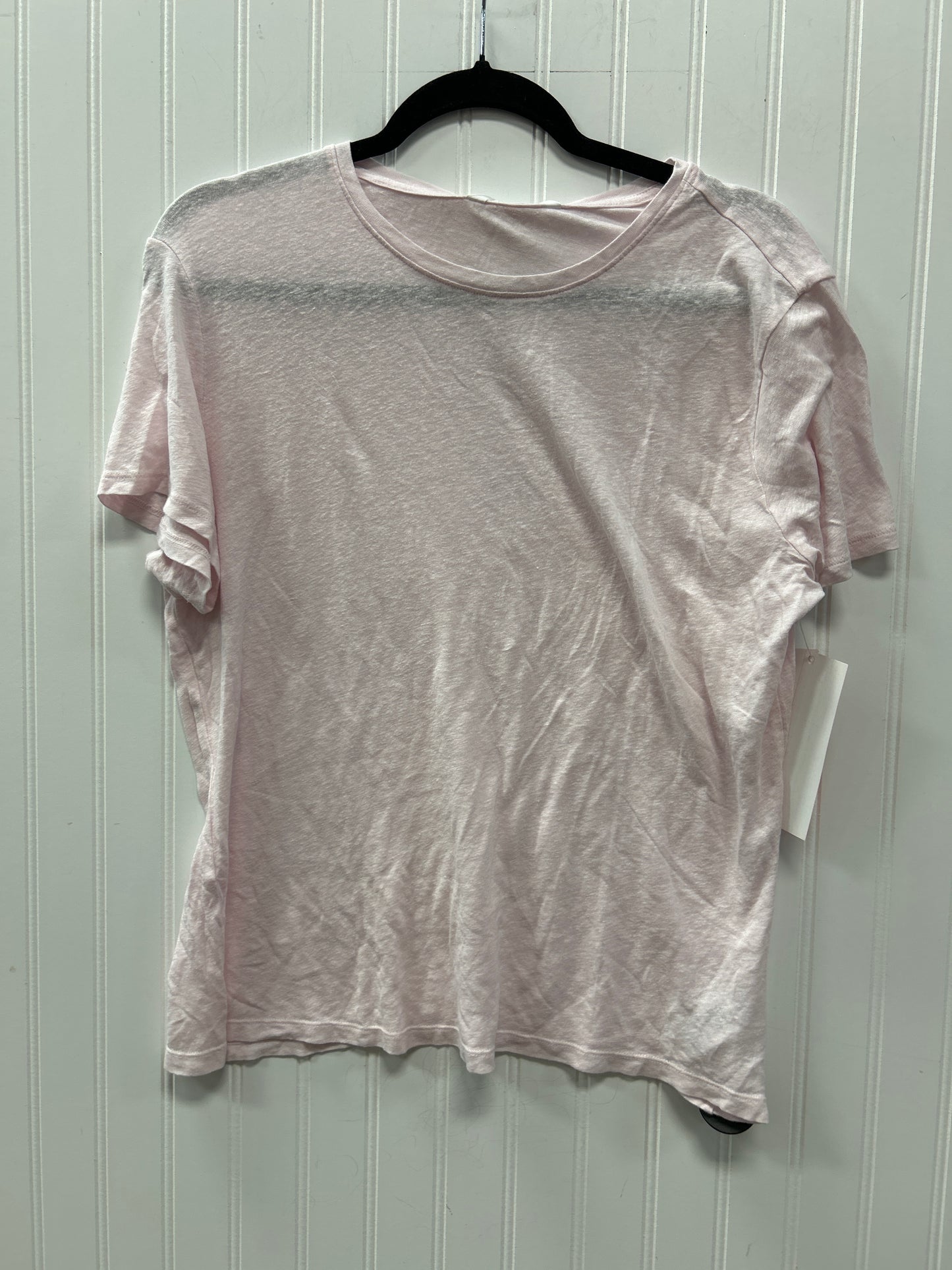 Athletic Top Ss By Athleta In Pink, Size:L