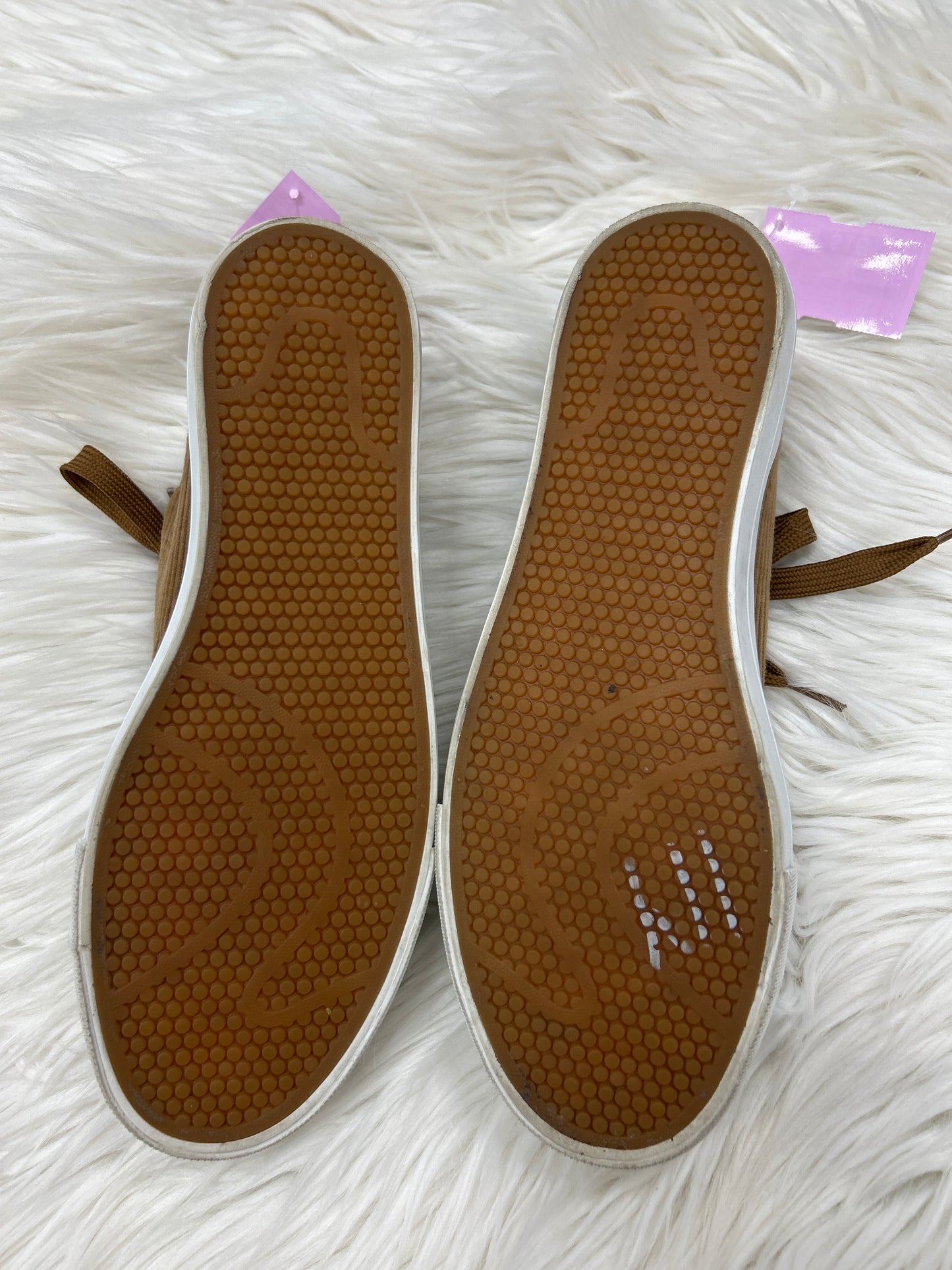 Shoes Sneakers By Clothes Mentor In Brown, Size:8