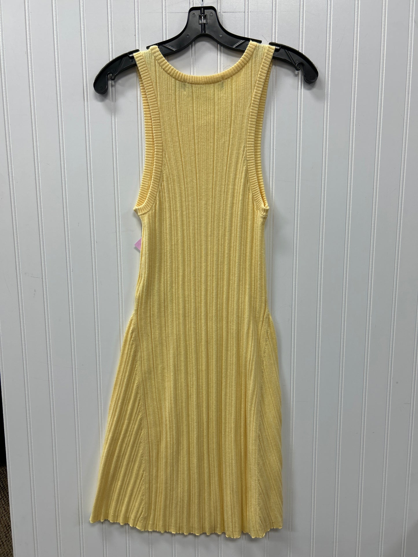 Dress Casual Midi By Vero Moda In Yellow, Size:L