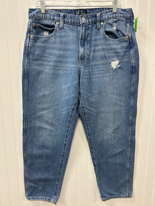 Jeans Boyfriend By Gap In Blue Denim, Size:14