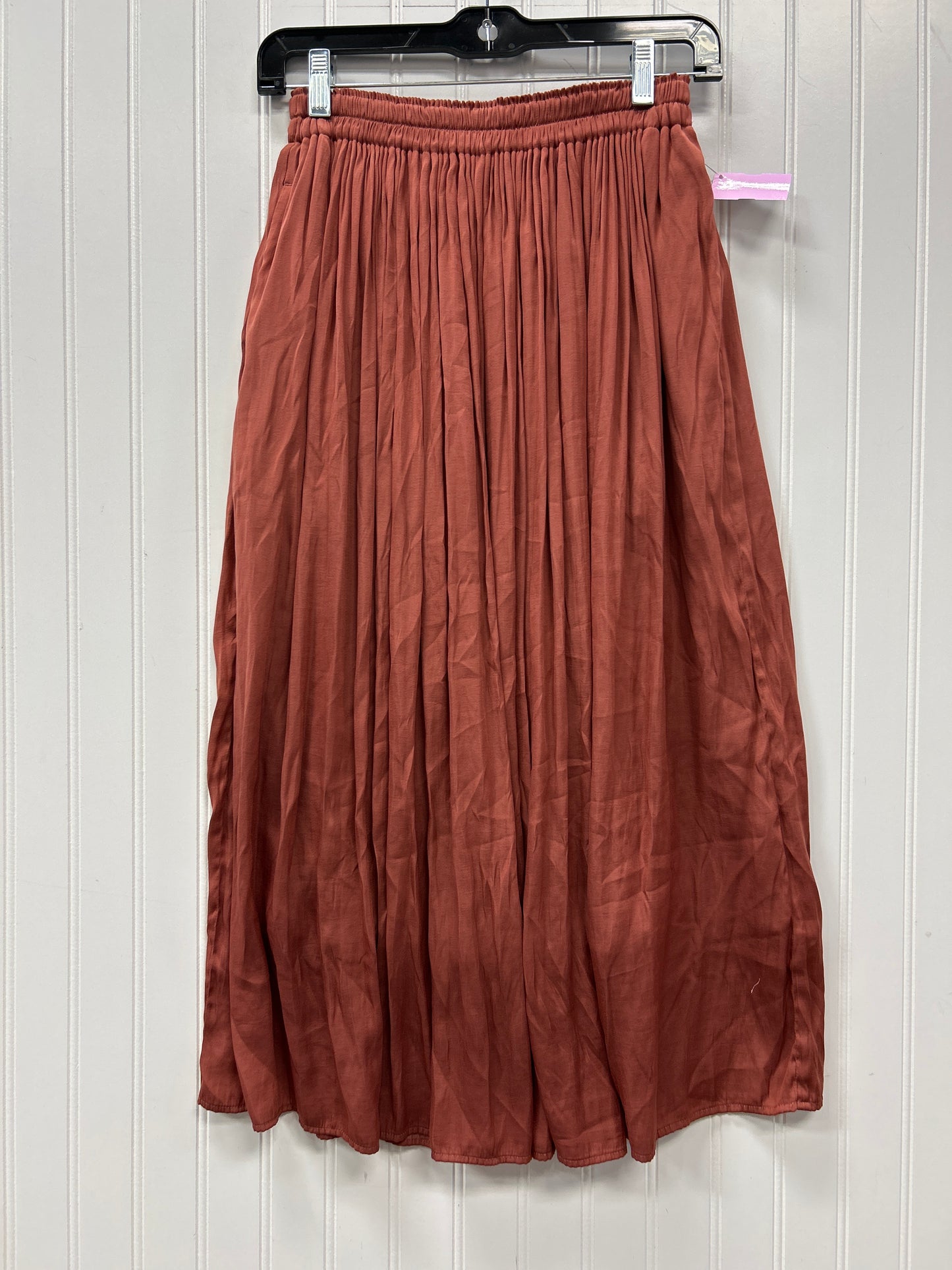 Skirt Maxi By Uniqlo In Brown, Size:Xs