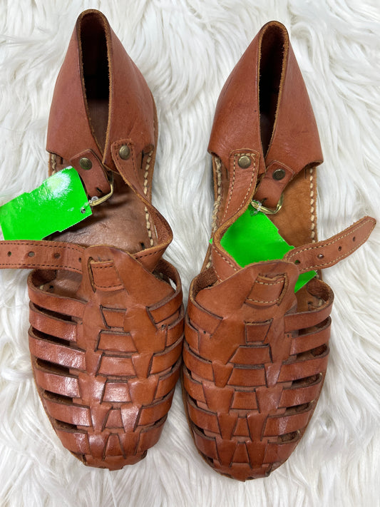 Sandals Flats By Cmc In Camouflage Print, Size:6.5