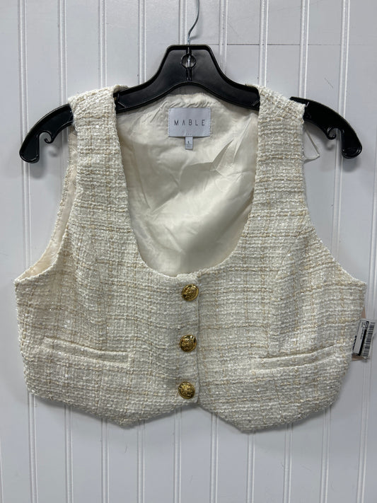 Top Sleeveless By Mable In Cream, Size:L