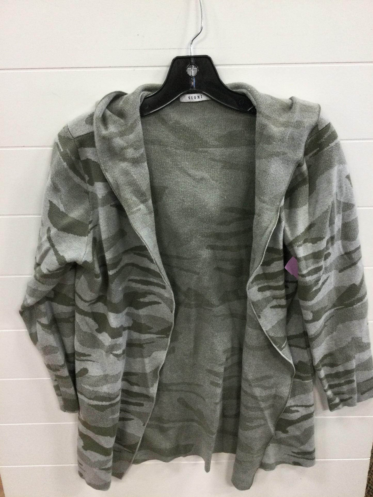 Cardigan By Sioni In Green, Size:M
