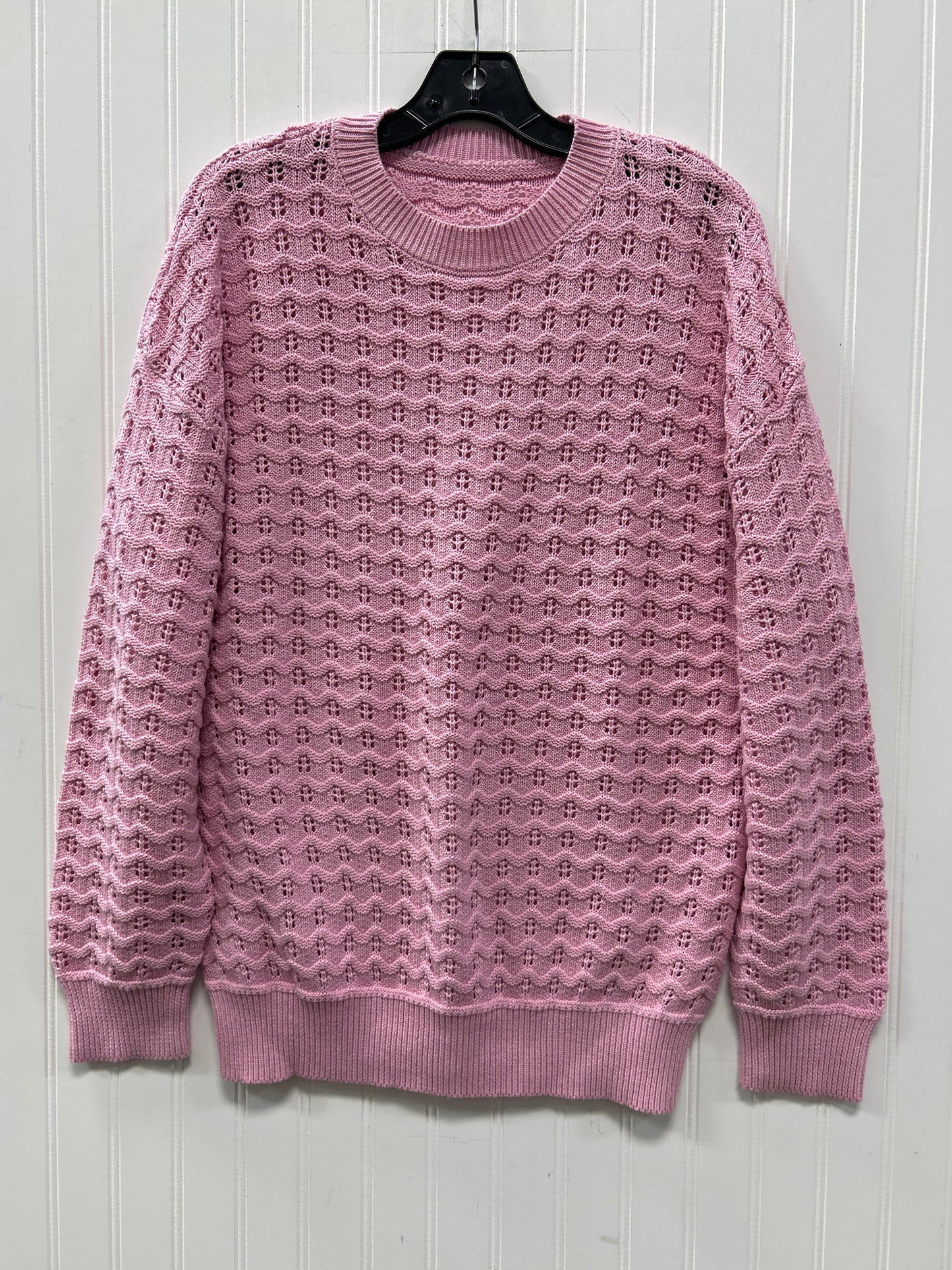 Sweater By Clothes Mentor In Pink, Size:M