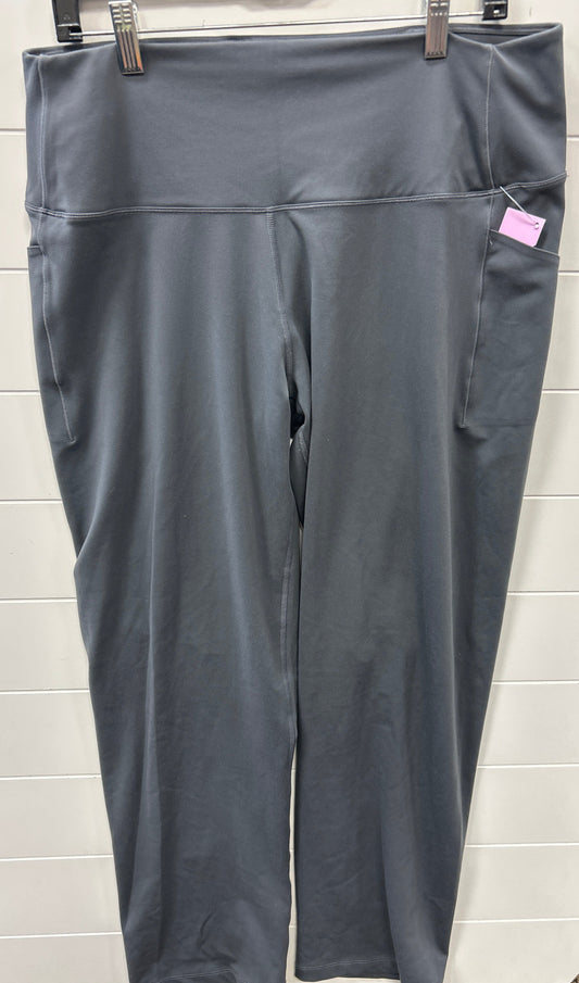 Athletic Pants By All In Motion In Grey, Size:1X