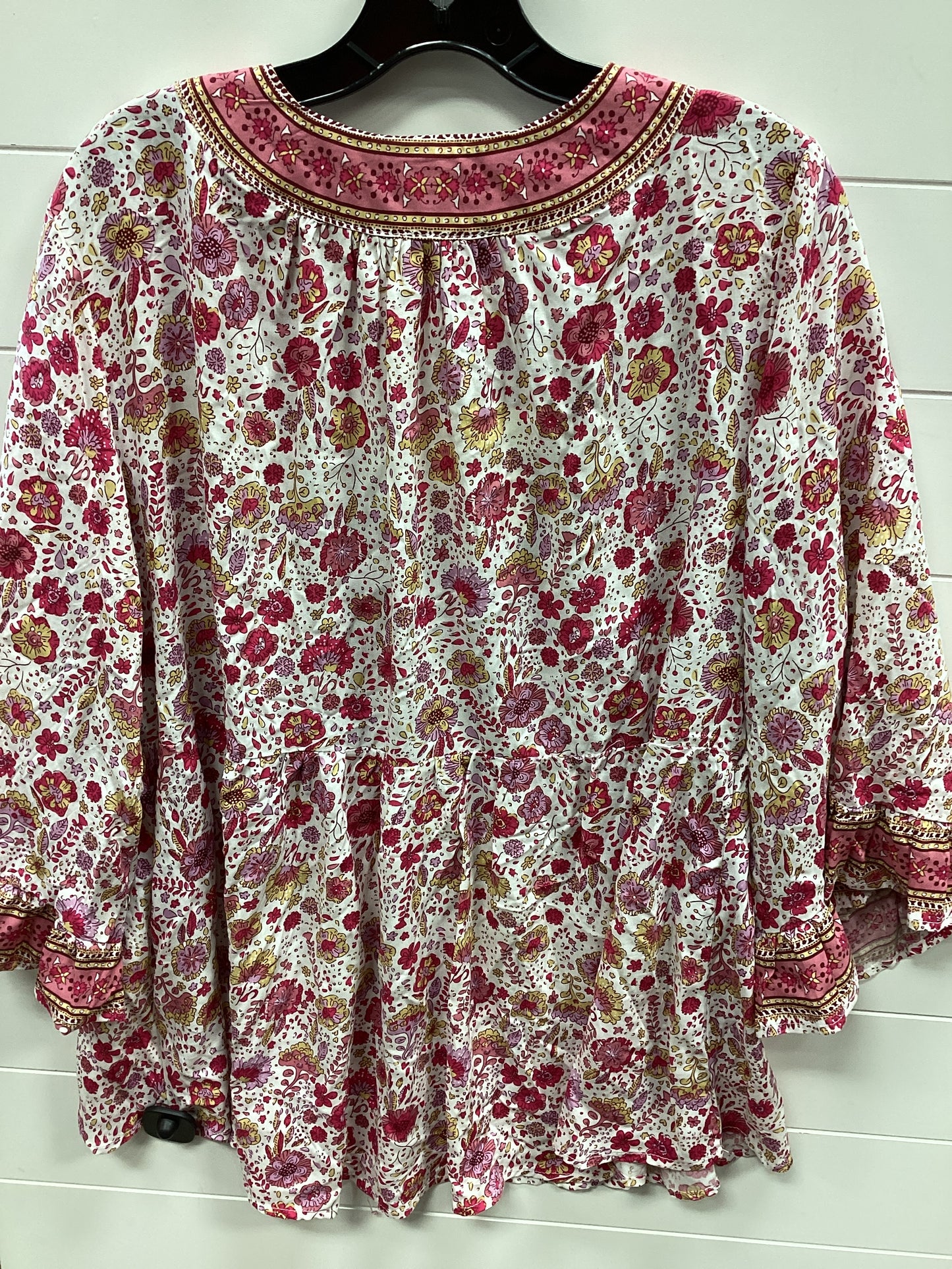 Top Ls By Cynthia Rowley In Pink, Size:1X