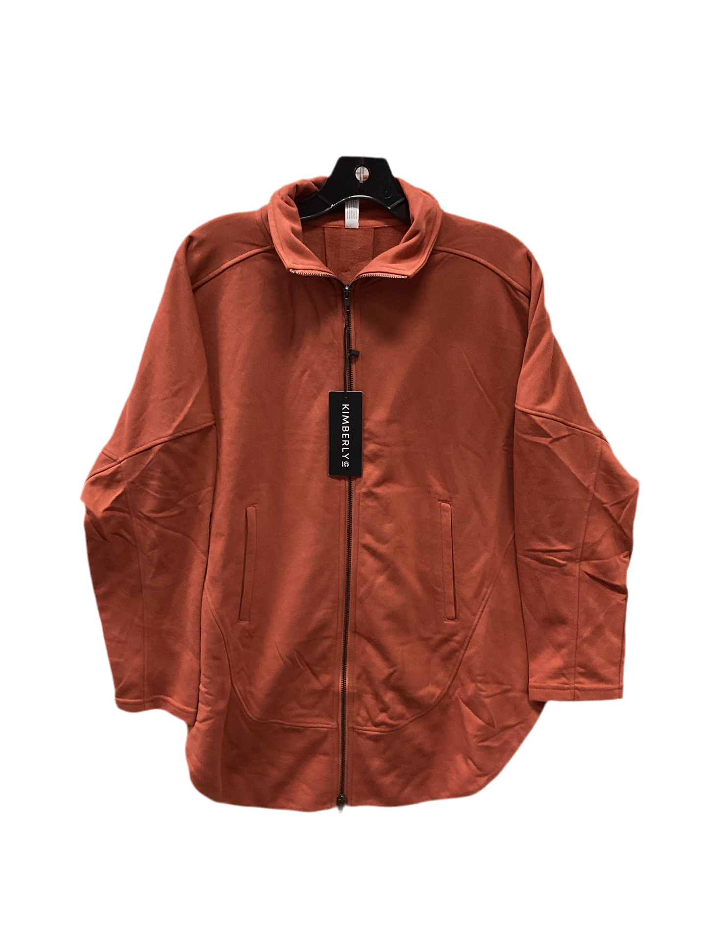 Athletic Jacket By Cmc In Orange, Size:S