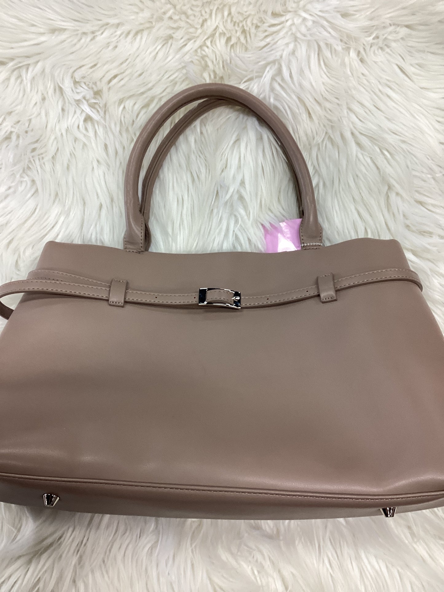 Handbag By Clothes Mentor In Taupe, Size:Large