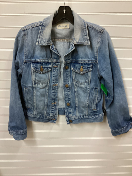 Jacket Denim By Madewell In Blue Denim, Size:S