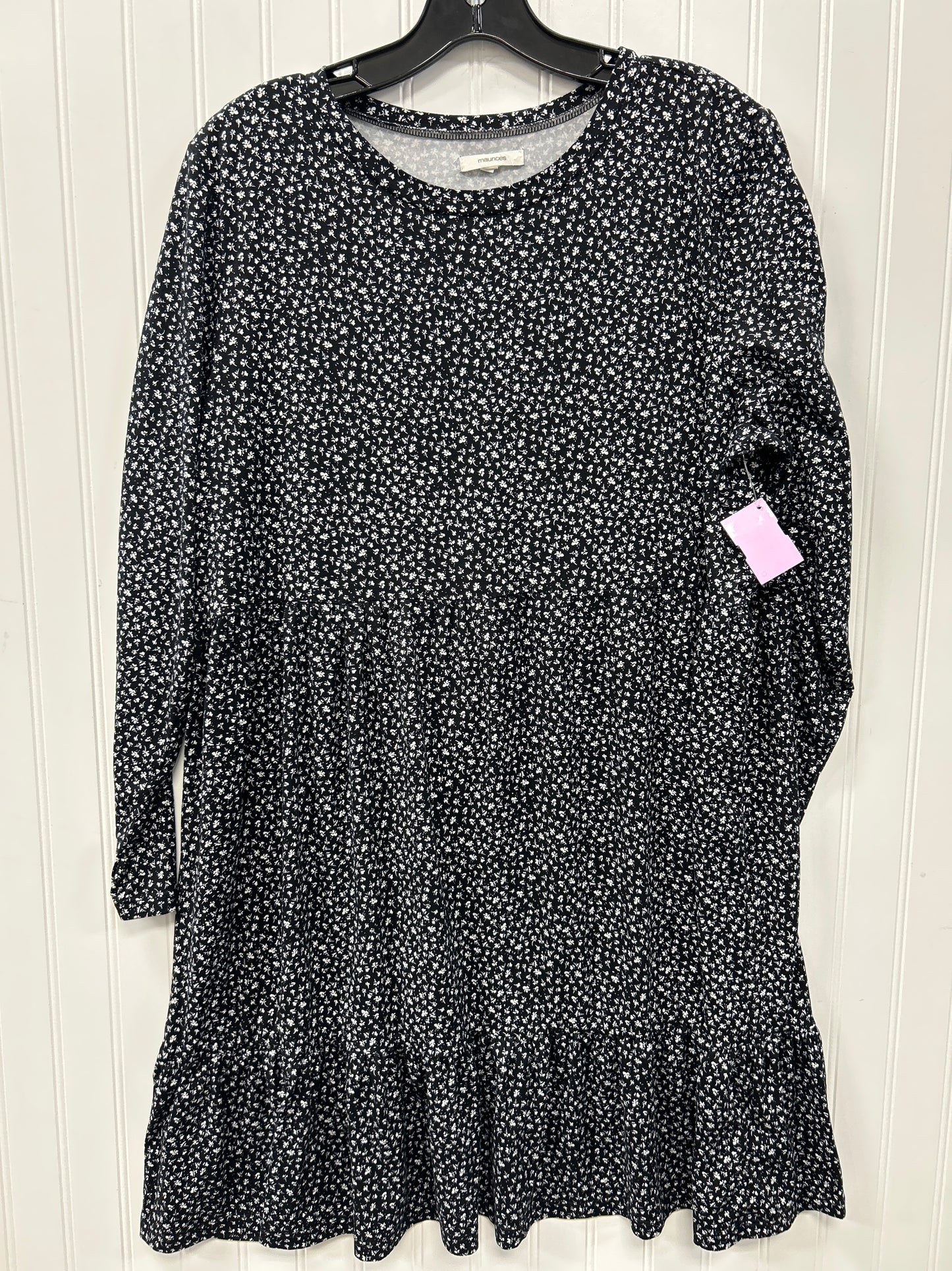 Dress Casual Midi By Mavi In Black, Size:Xl