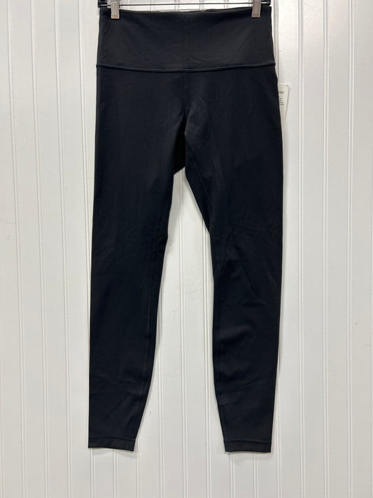 Athletic Leggings By Lululemon In Black, Size:8