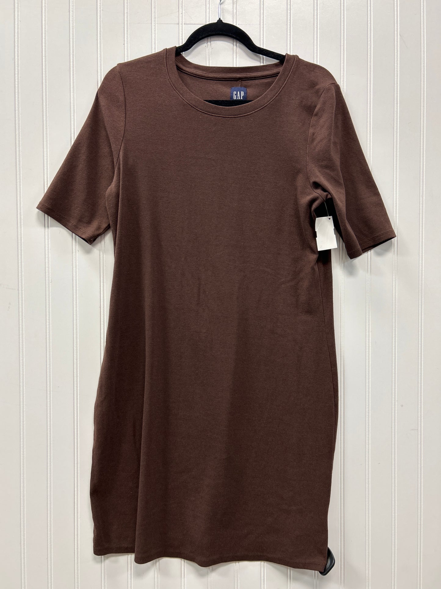 Dress Casual Midi By Gap In Brown, Size:Lp