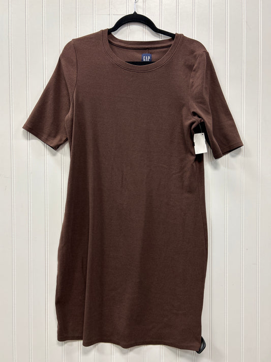 Dress Casual Midi By Gap In Brown, Size:Lp