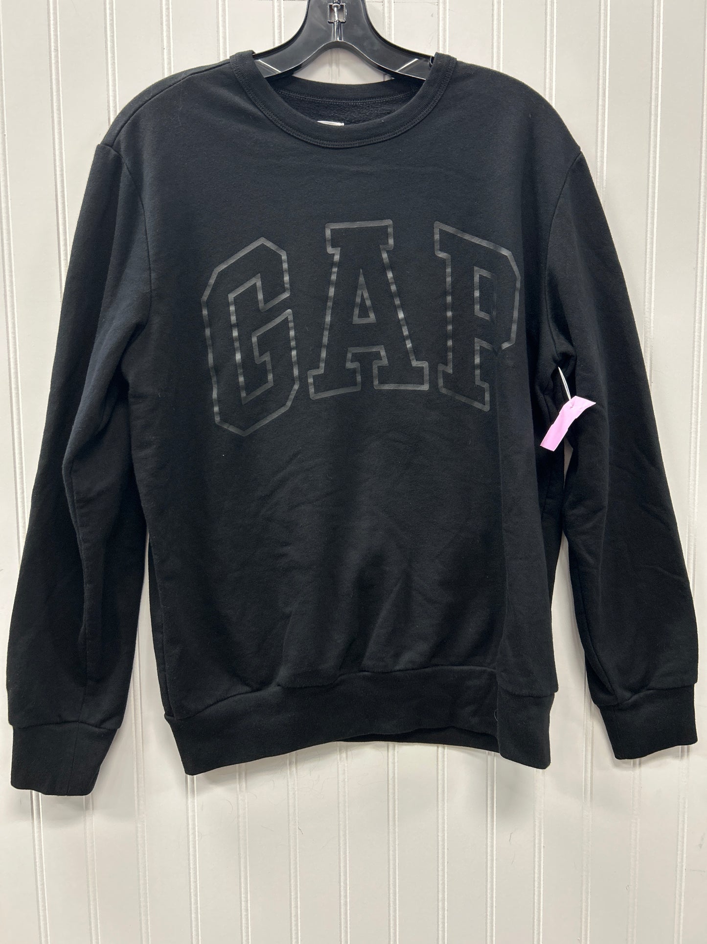 Sweatshirt Crewneck By Gap In Black, Size:S