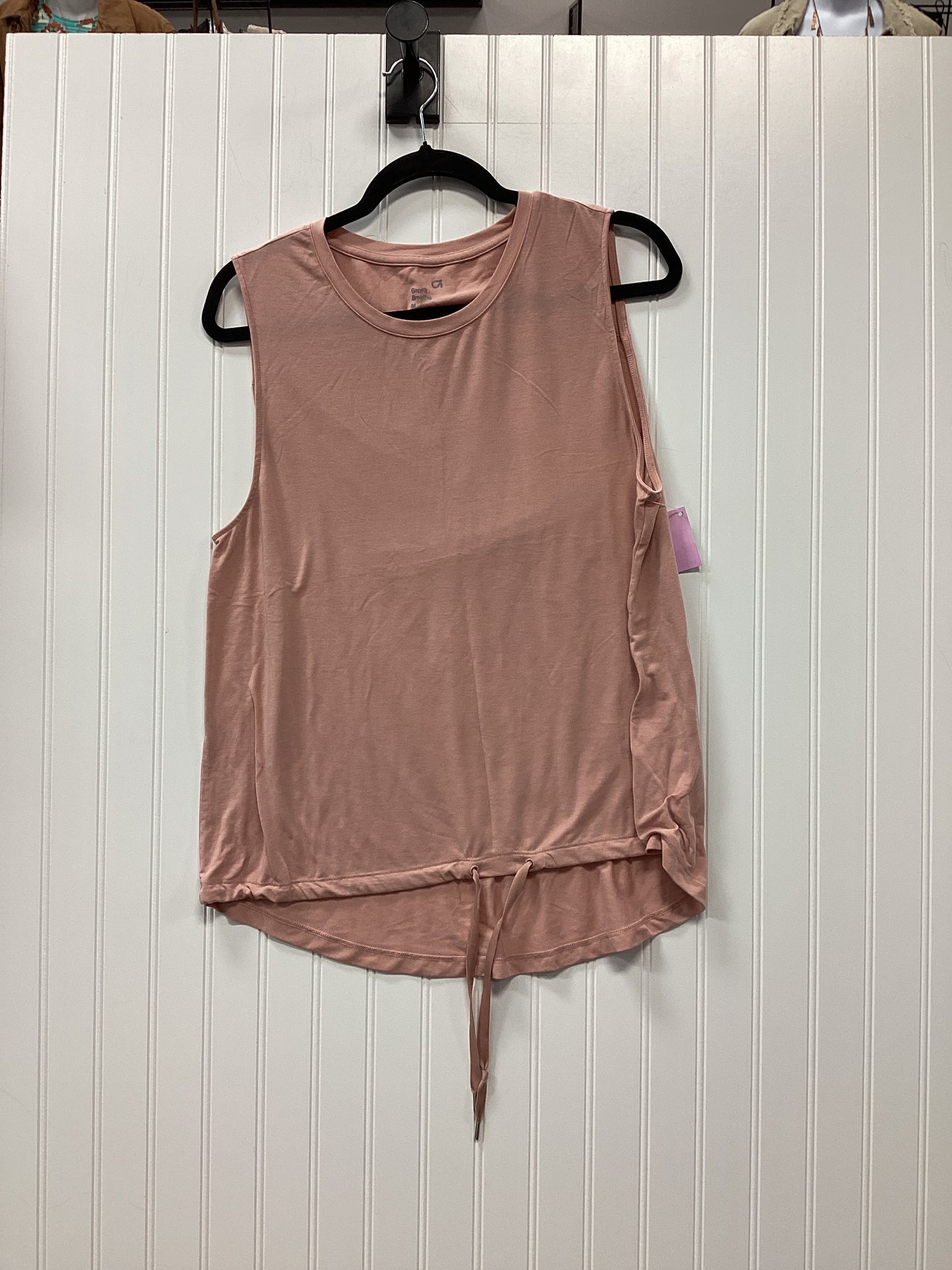 Athletic Tank Top By Gapfit In Peach, Size:M