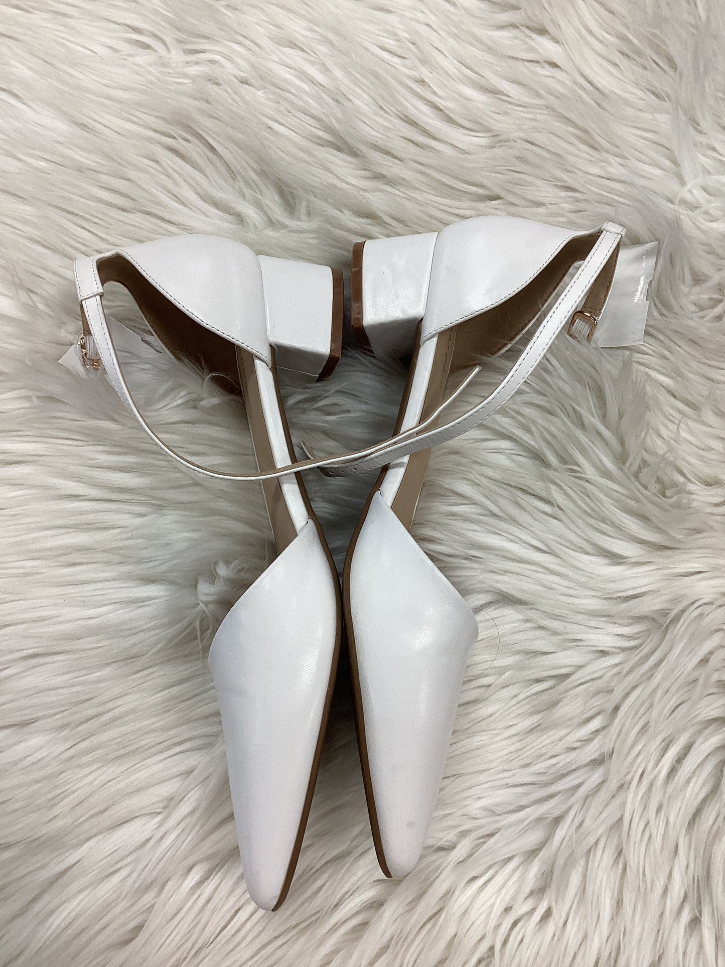 Shoes Heels Block By Dream Pairs In White, Size:11