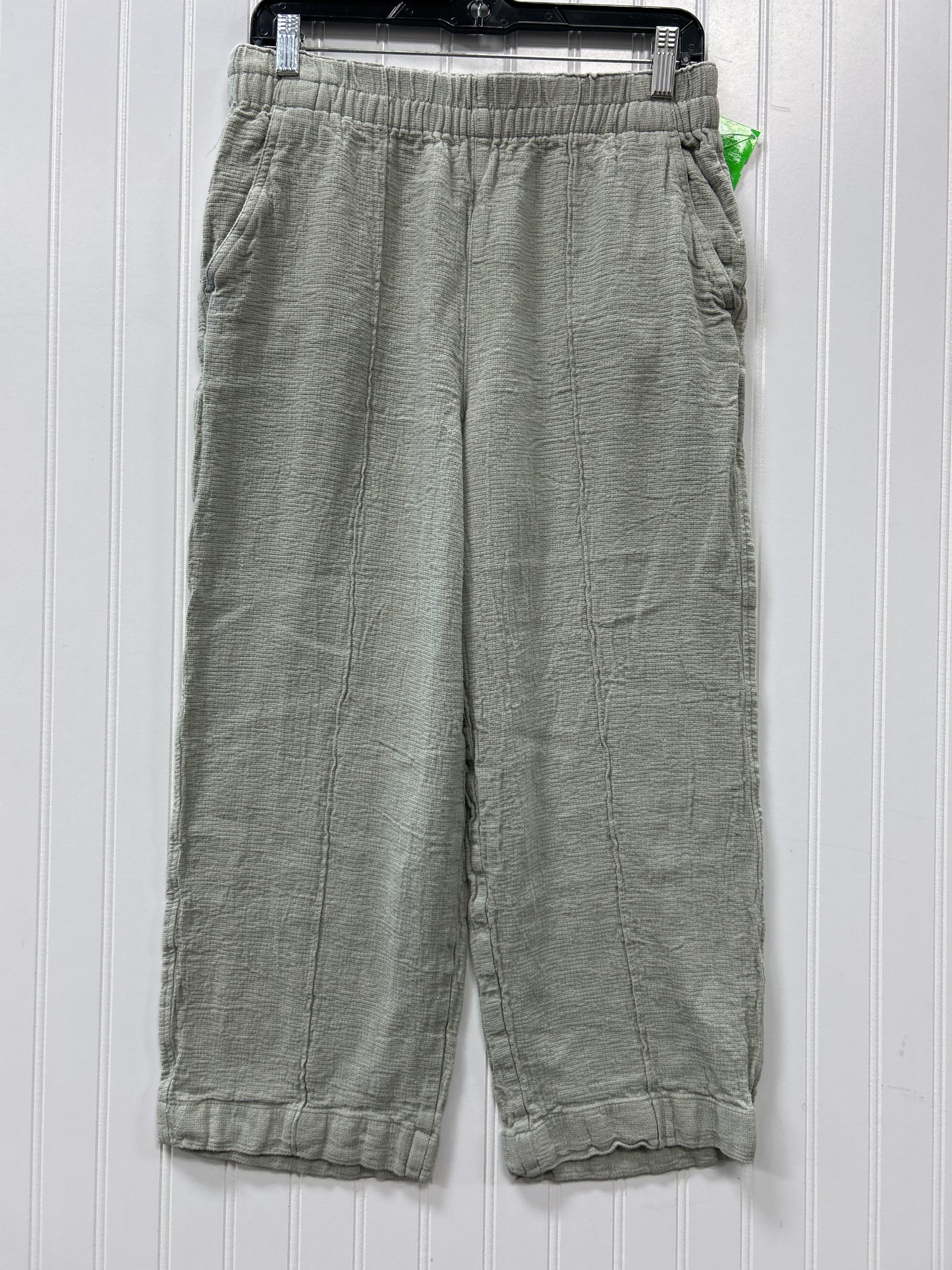 Pants Linen By Madewell In Green, Size:M