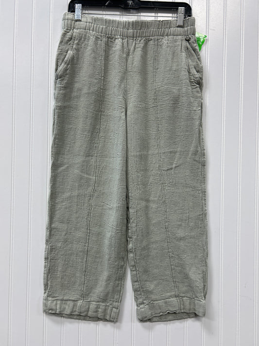 Pants Linen By Madewell In Green, Size:M