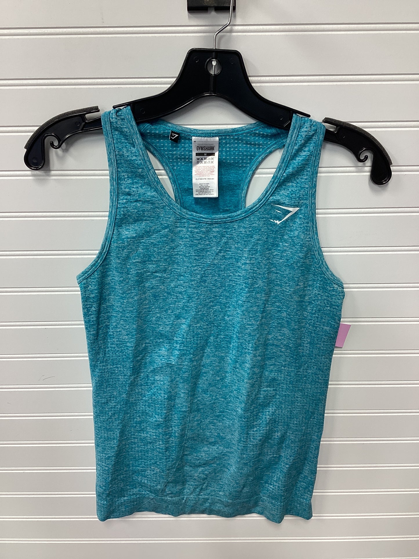 Athletic Tank Top By Gym Shark In Blue, Size:M