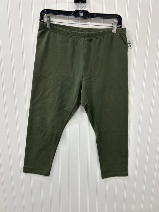 Capris By J. Jill In Green, Size:M