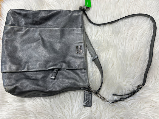 Handbag Designer By Coach In Grey, Size:Large