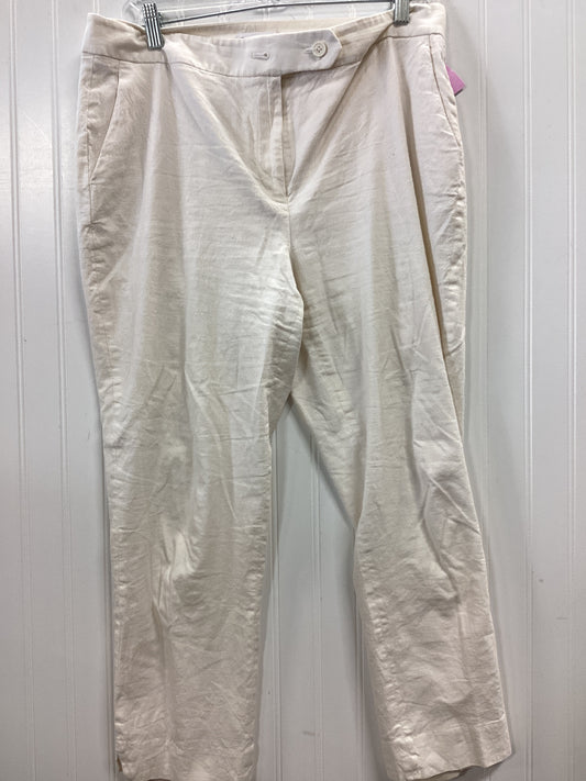 Pants Dress By Calvin Klein In Cream, Size:12
