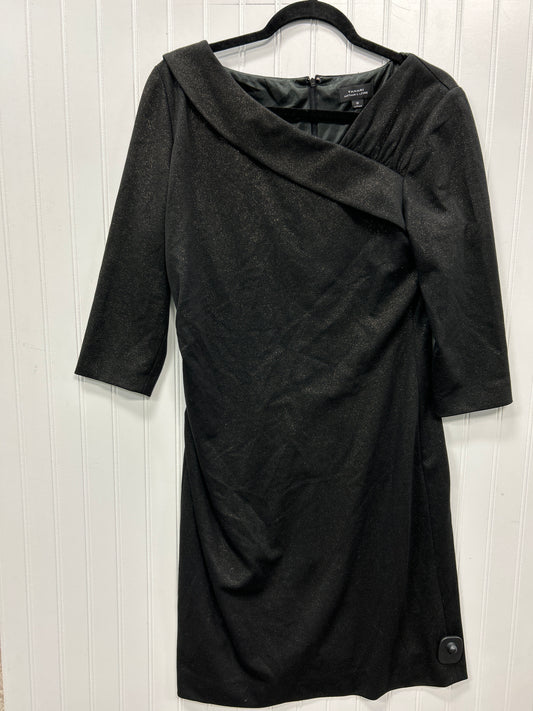 Dress Work By Tahari In Black & Gold, Size:12