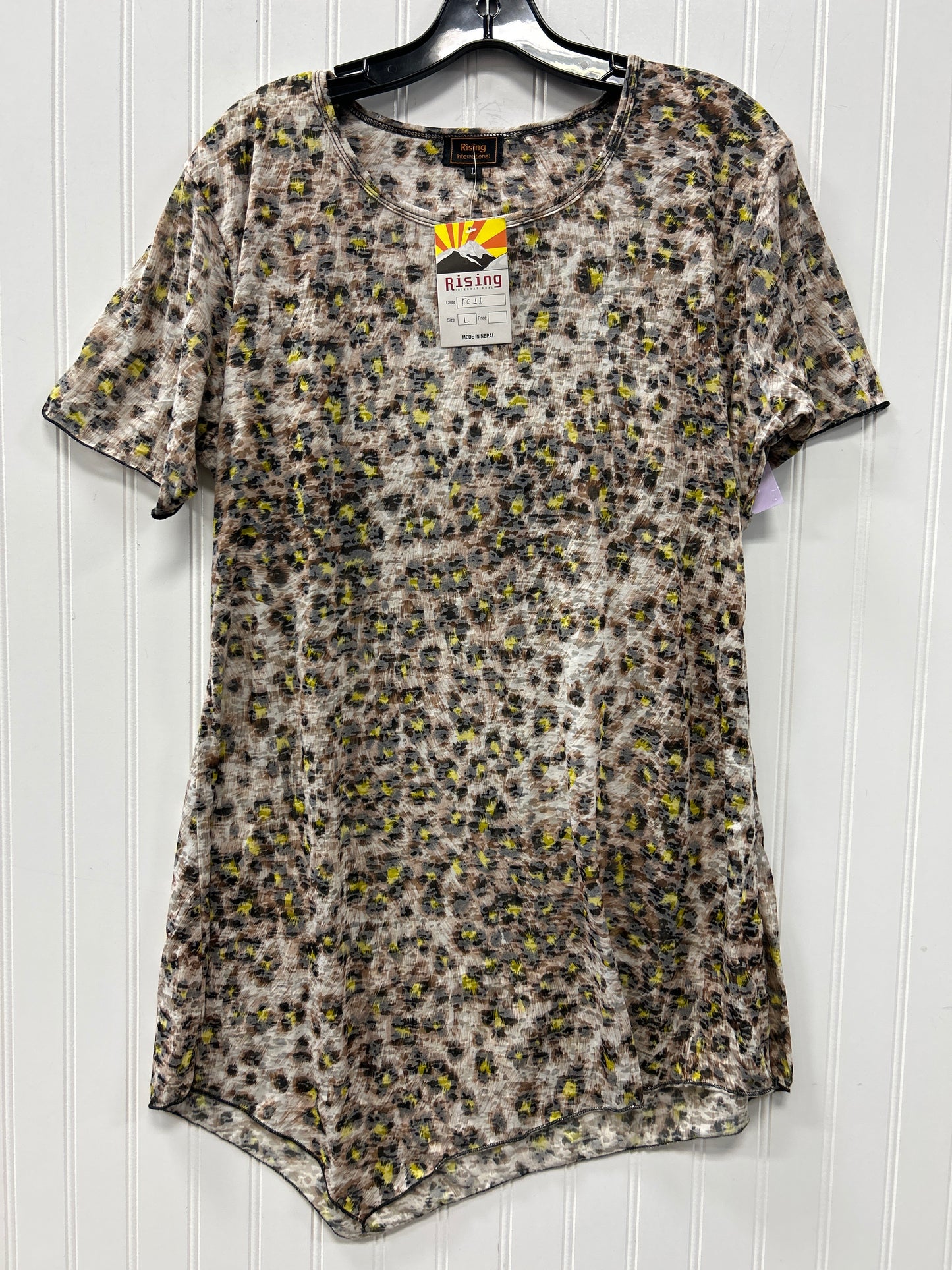 Tunic Ss By Cmc In Animal Print, Size:L