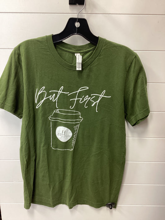 Top Ss By Bella + Canvas In Green, Size:M