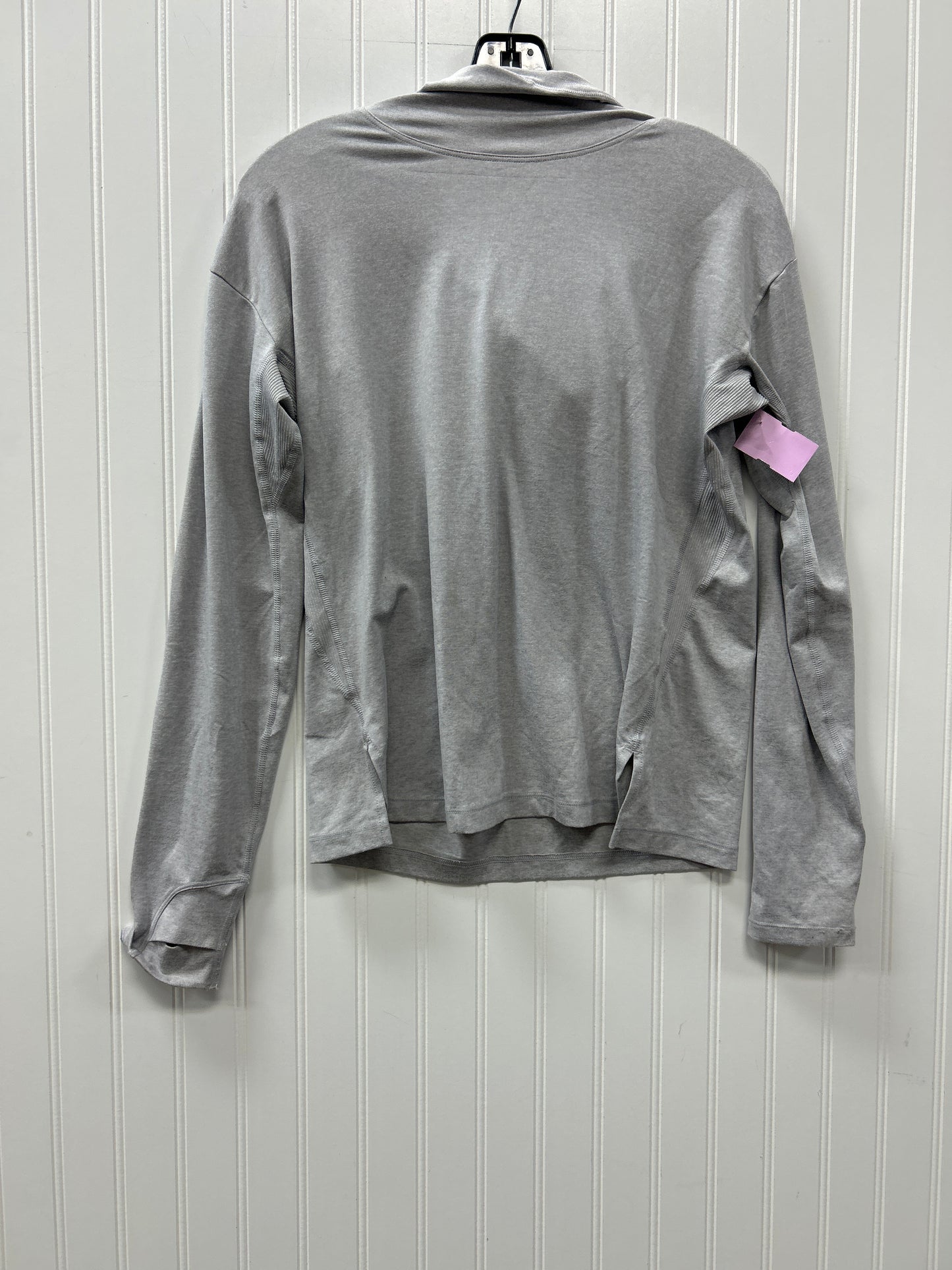 Athletic Top Ls Hoodie By Athleta In Grey, Size:Xs