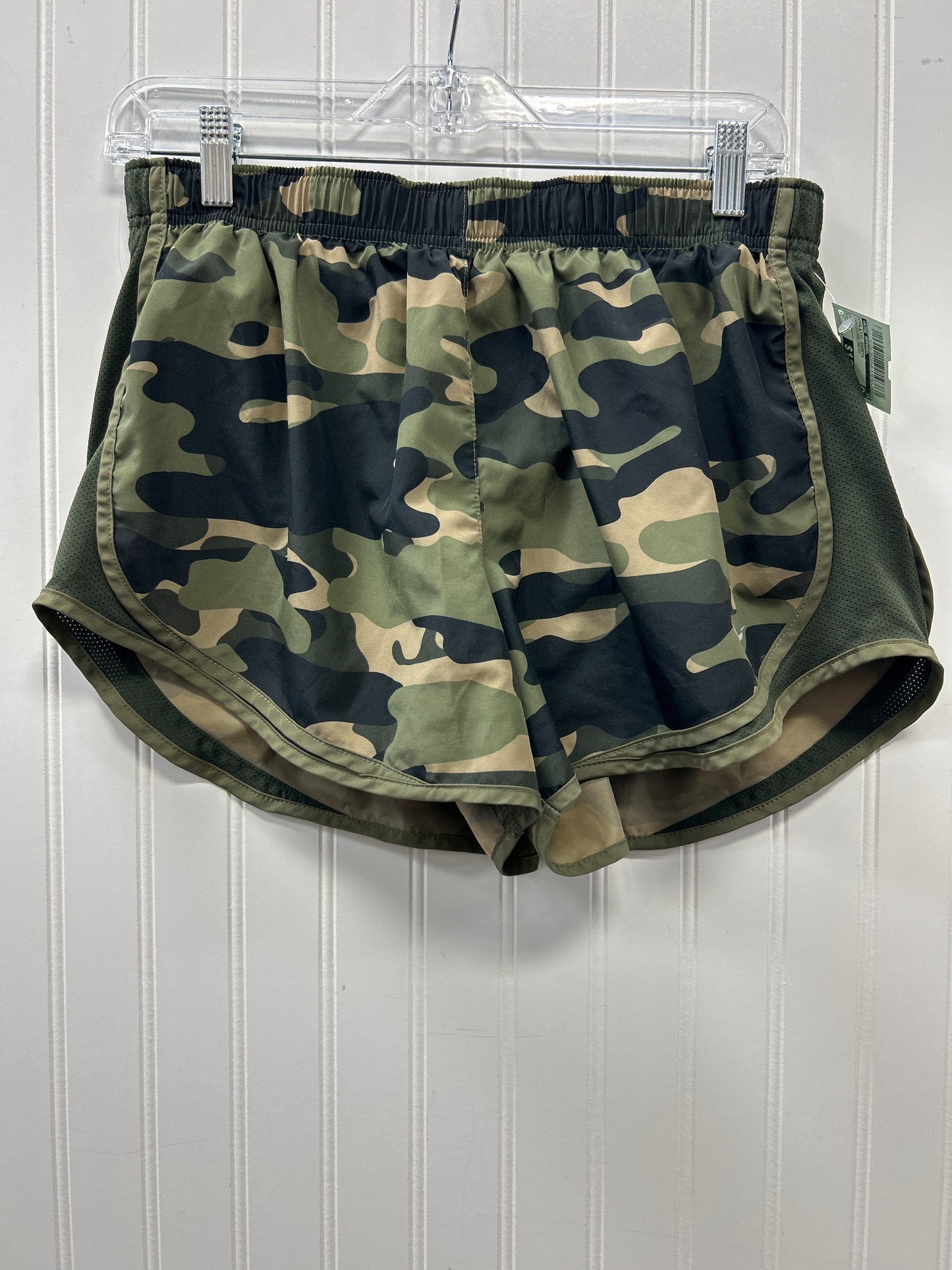 Athletic Shorts By Nike Apparel In Camouflage Print, Size:L