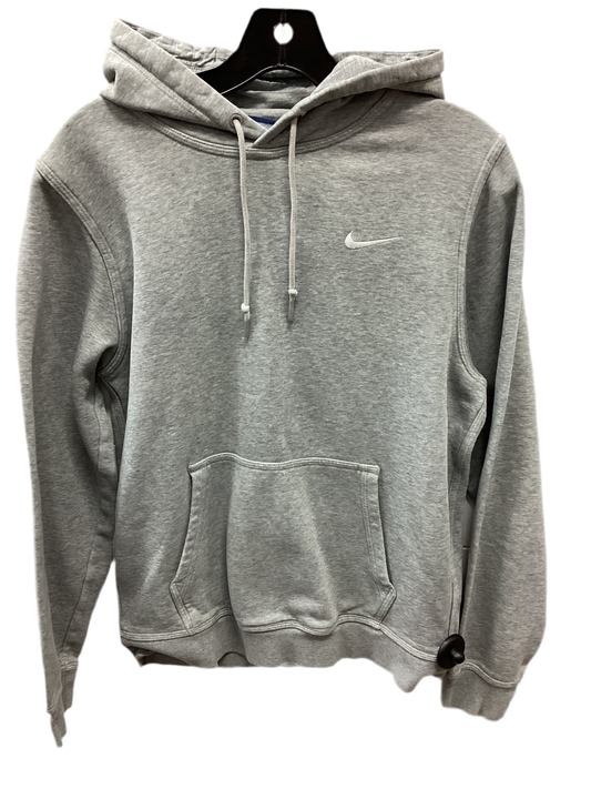 Athletic Sweatshirt Hoodie By Nike Apparel In Grey, Size:S