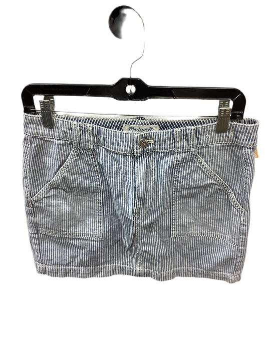 Skirt Mini & Short By Madewell In Blue Denim, Size:6
