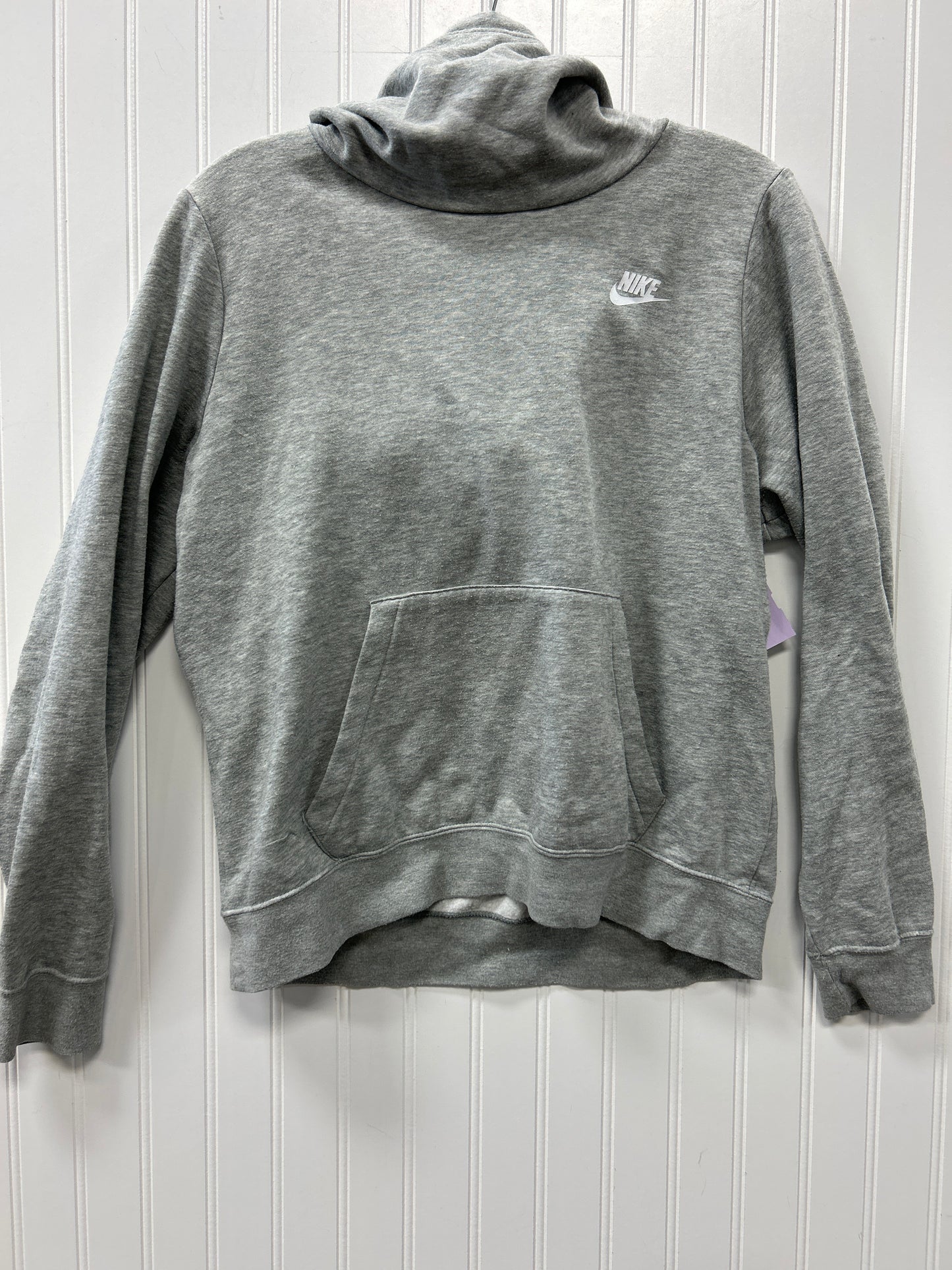 Sweatshirt Hoodie By Nike Apparel In Grey, Size:M