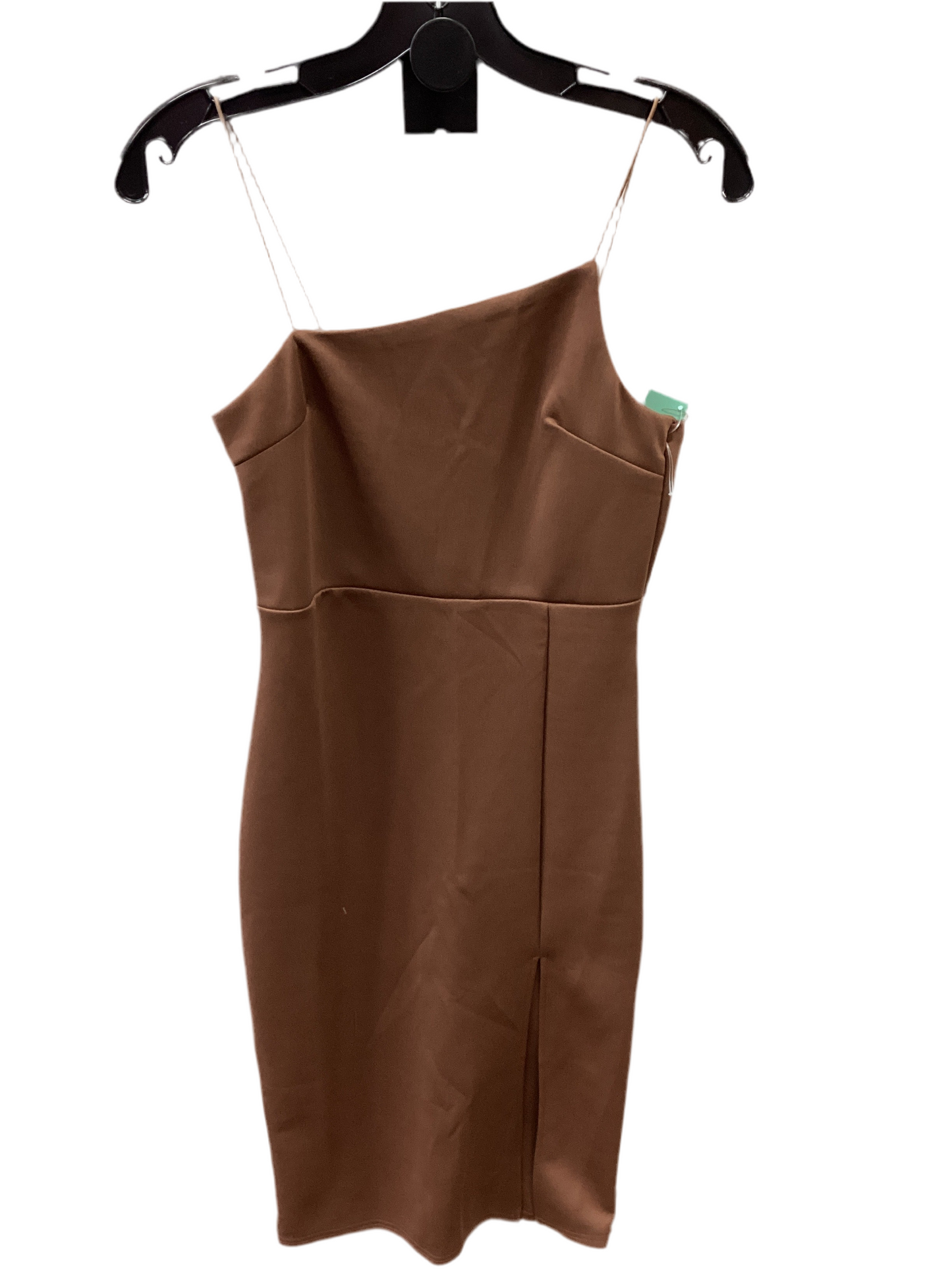 Dress Casual Midi By Cmc In Brown, Size:M