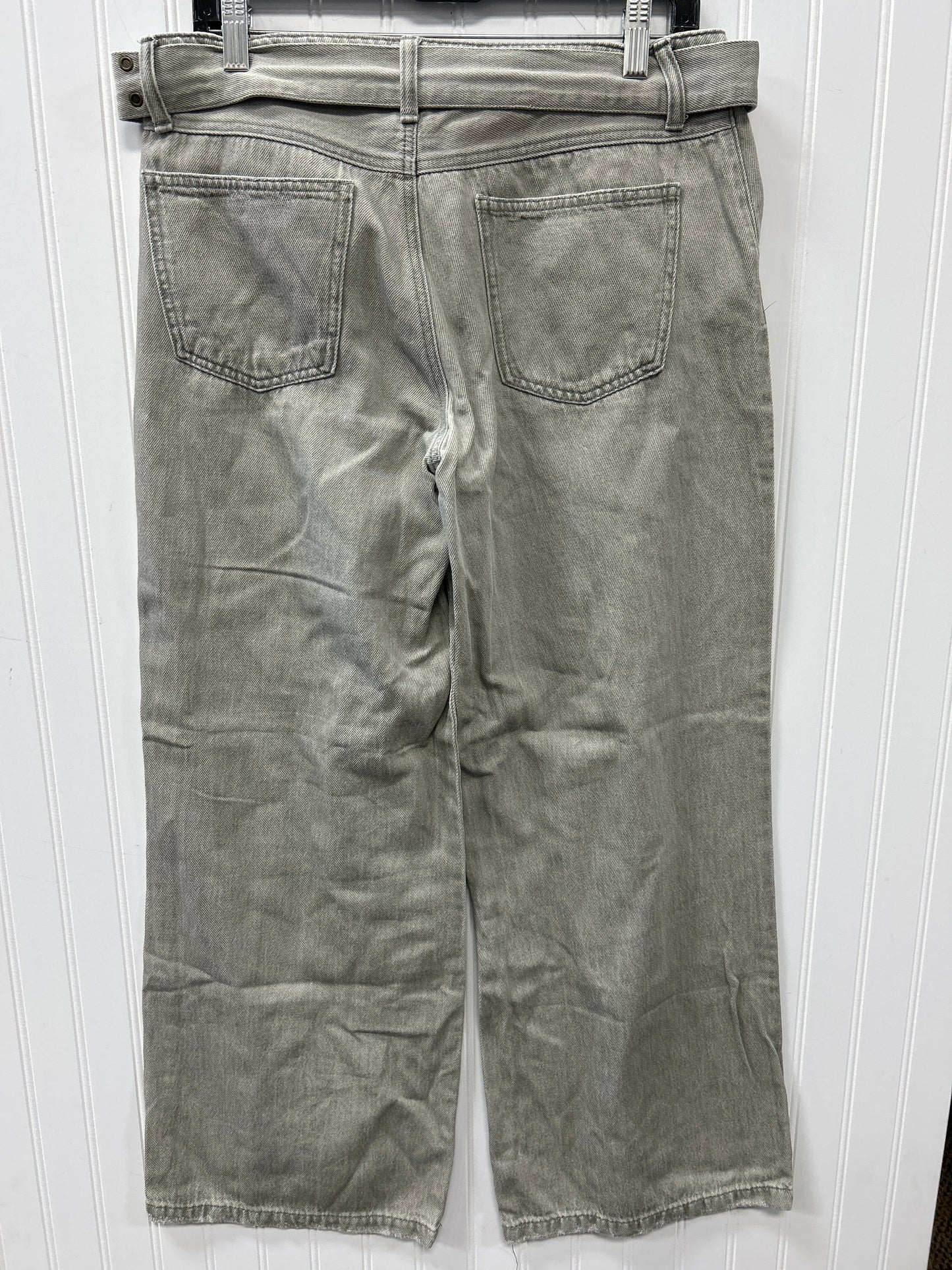 Jeans Wide Leg By Rewash In Grey Denim, Size:6