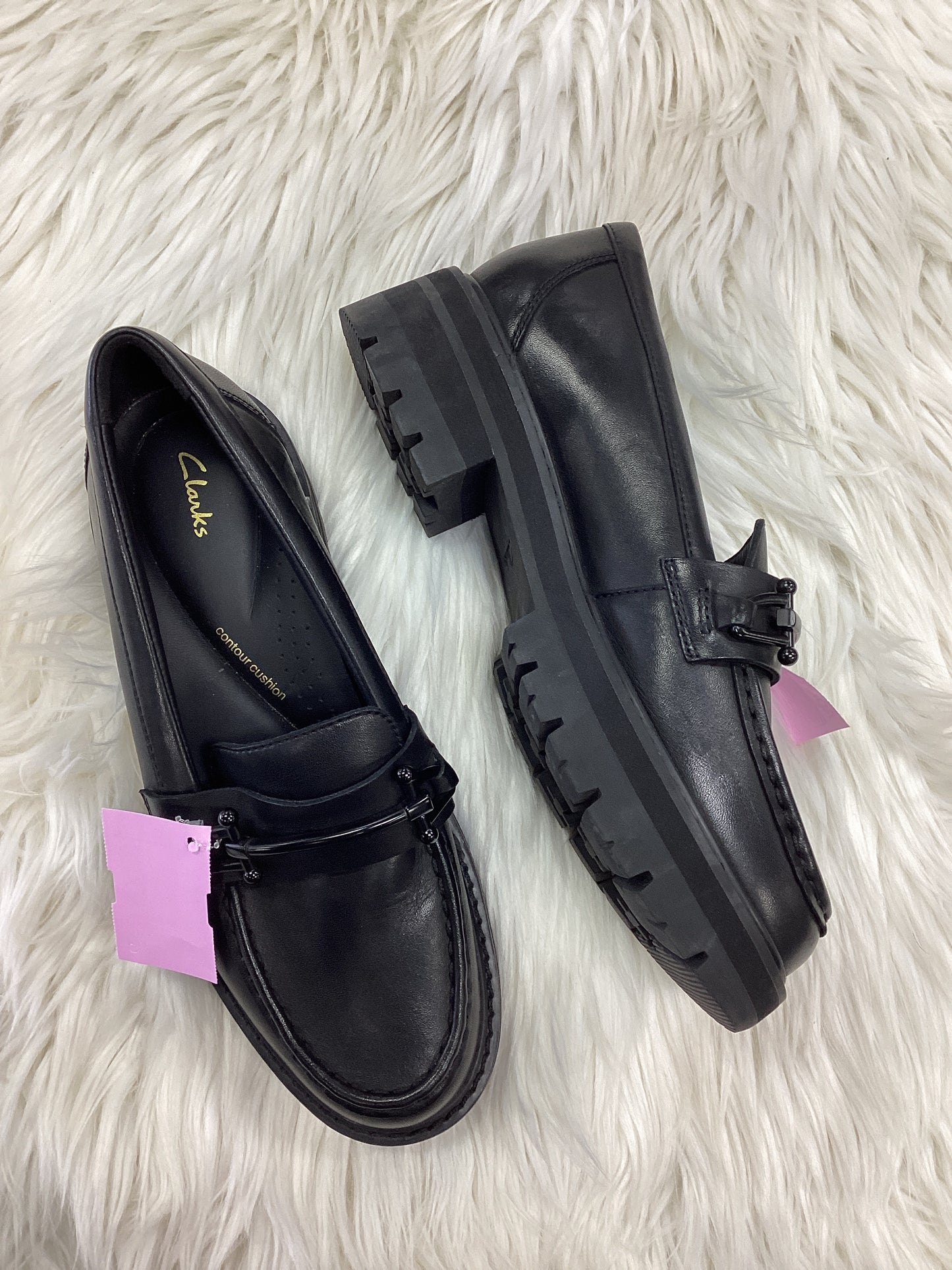 Shoes Heels Block By Clarks In Black, Size:6.5