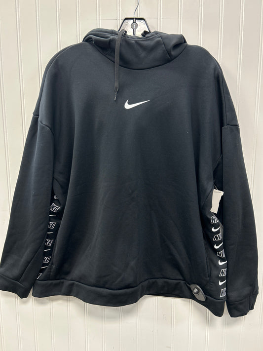 Athletic Sweatshirt Hoodie By Nike Apparel In Black, Size:Xl