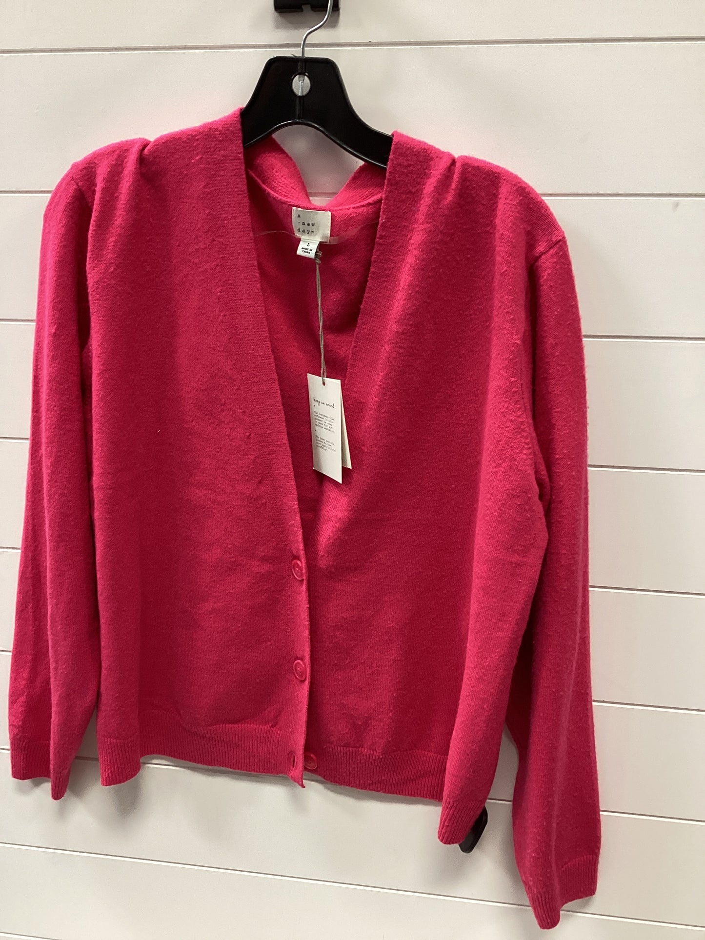 Cardigan By A New Day In Pink, Size:L